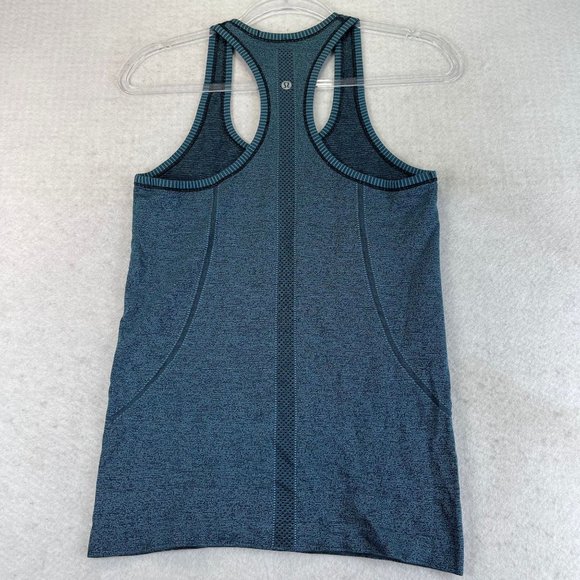 LULULEMON Womens Blue Swiftly Tech Racerback Workout Athletic Tank Top - Picture 9 of 9